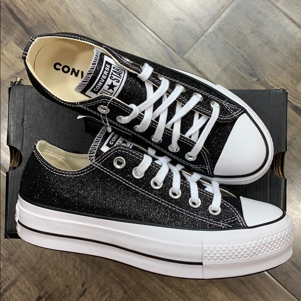 CONVERSE CTAS LIFT OX PLATFORM black/white/black - Picture 16 of 16